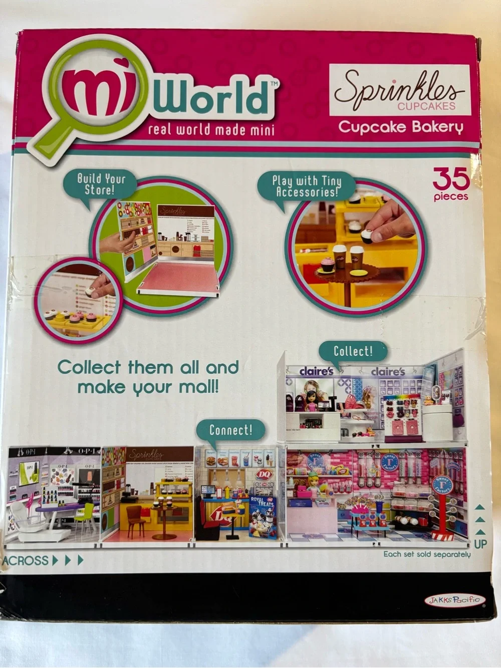 MiWorld Sprinkles Cupcakes Bakery Playset - Pink/Yellow